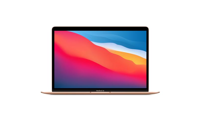 Apple MacBook Air 13″ { M1 Chip CPU / 8GB RAM / 256GB SSD / Touch ID support / Gold color } MGND3LA/A